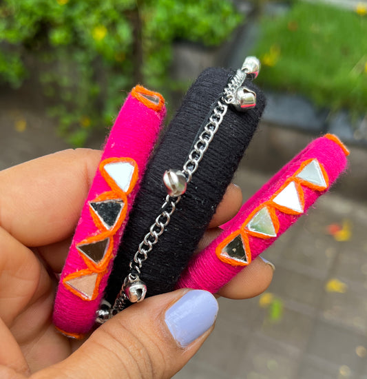 MULTI CHAIN BANGLE HANDMADEAHOLIC BY MISHKA