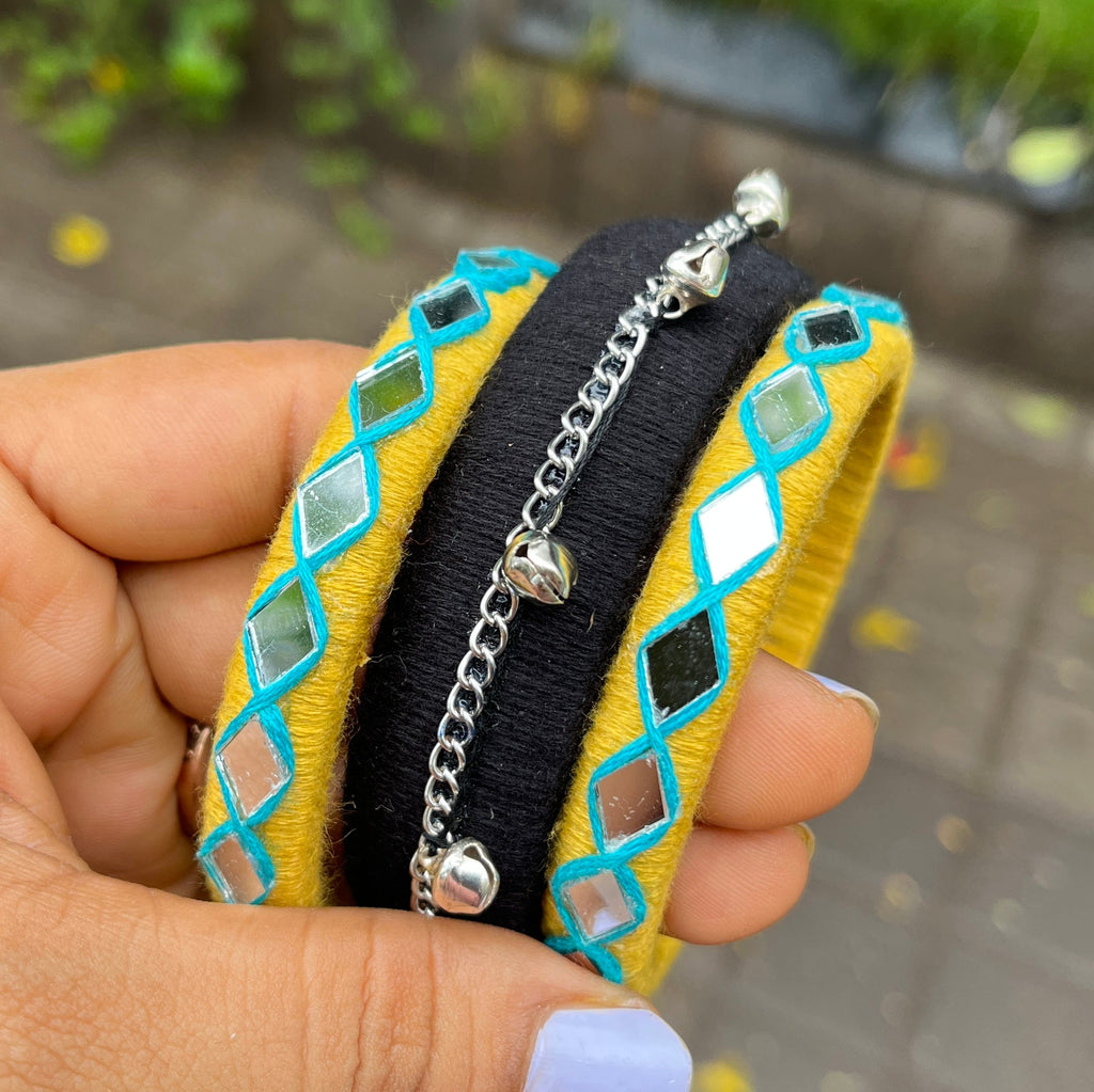 MULTI CHAIN BANGLE HANDMADEAHOLIC BY MISHKA