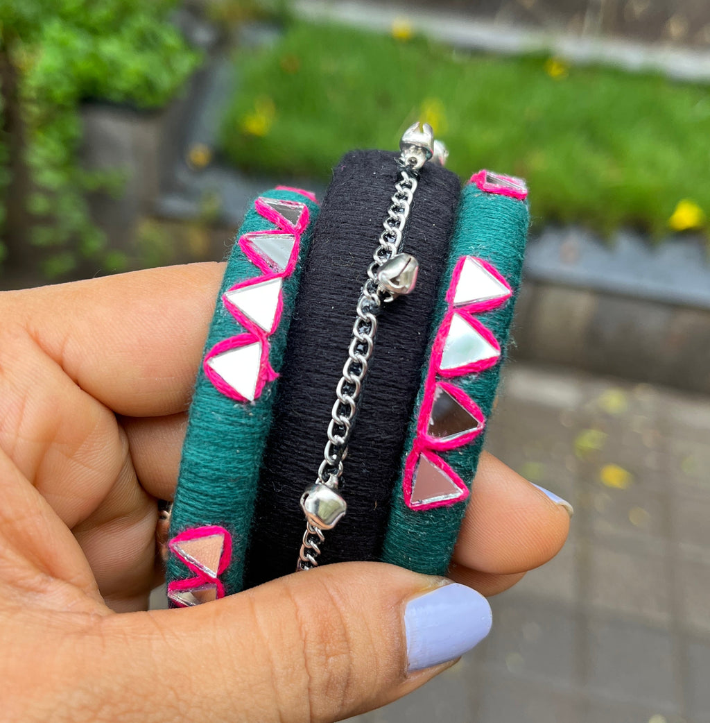 MULTI CHAIN BANGLE HANDMADEAHOLIC BY MISHKA
