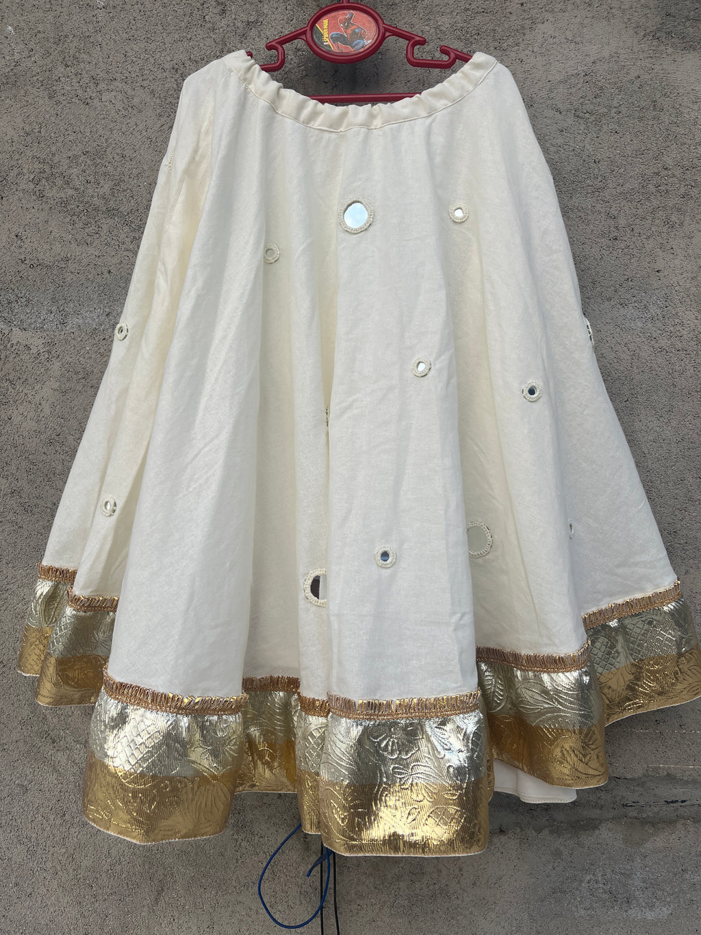 OFF WHITE MIRROR KIDS SKIRT - handmadeaholicmishka