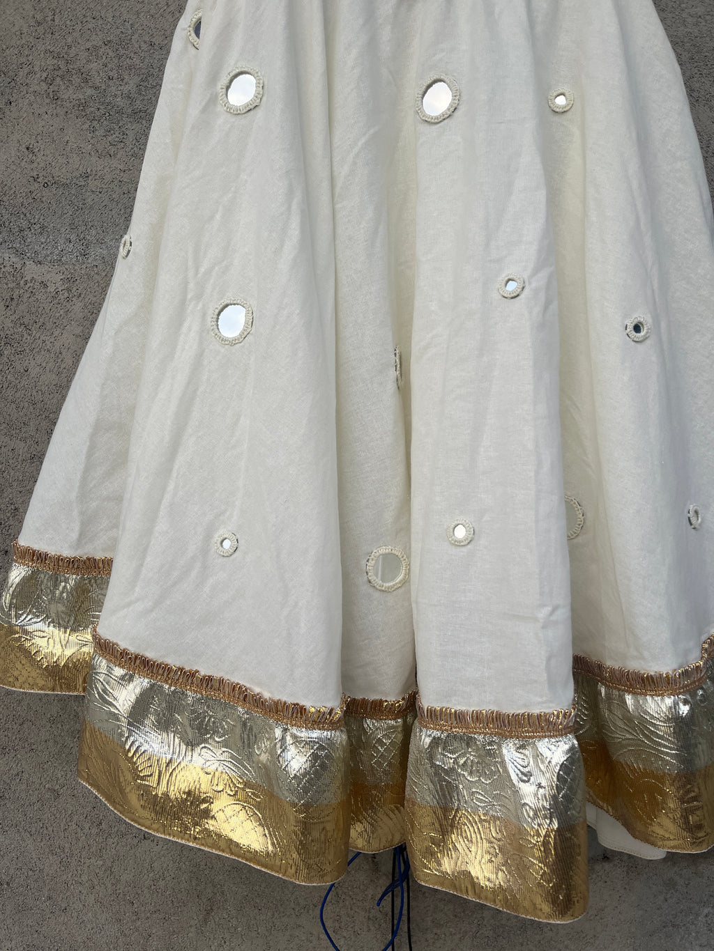 OFF WHITE MIRROR KIDS SKIRT - handmadeaholicmishka