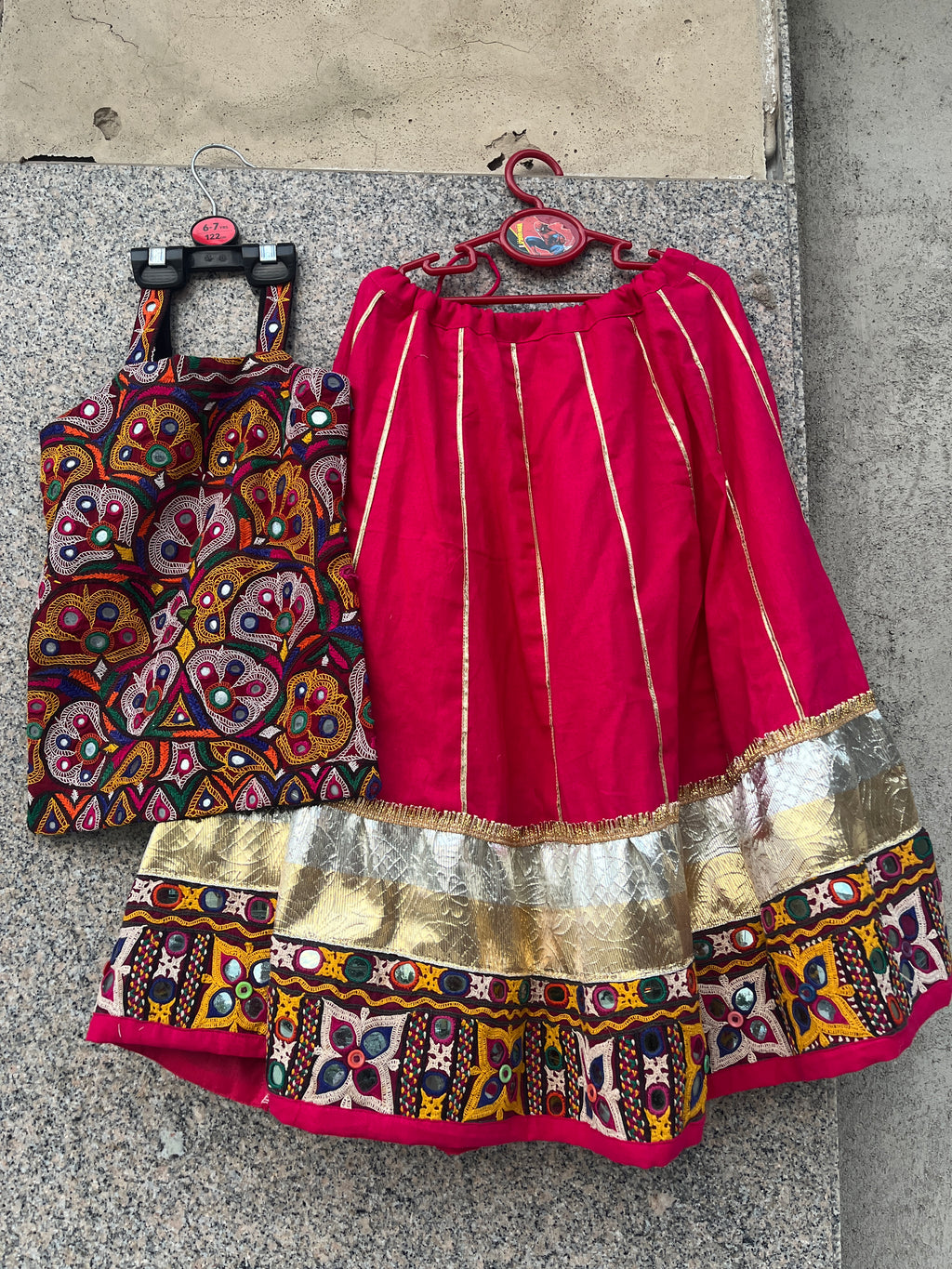 PINK VANAJARA KIDS CHOLI - handmadeaholicmishka
