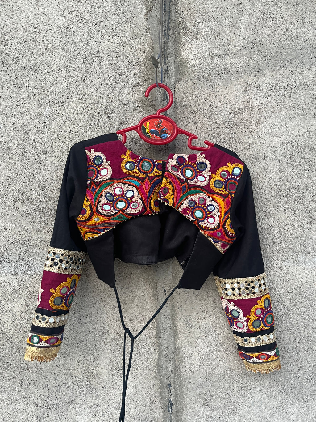 BLACK  VANAJARA KIDS CHOLI - handmadeaholicmishka