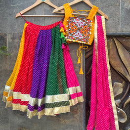 LAHERIYA KIDS CHOLI HANDMADEAHOLIC BY MISHKA