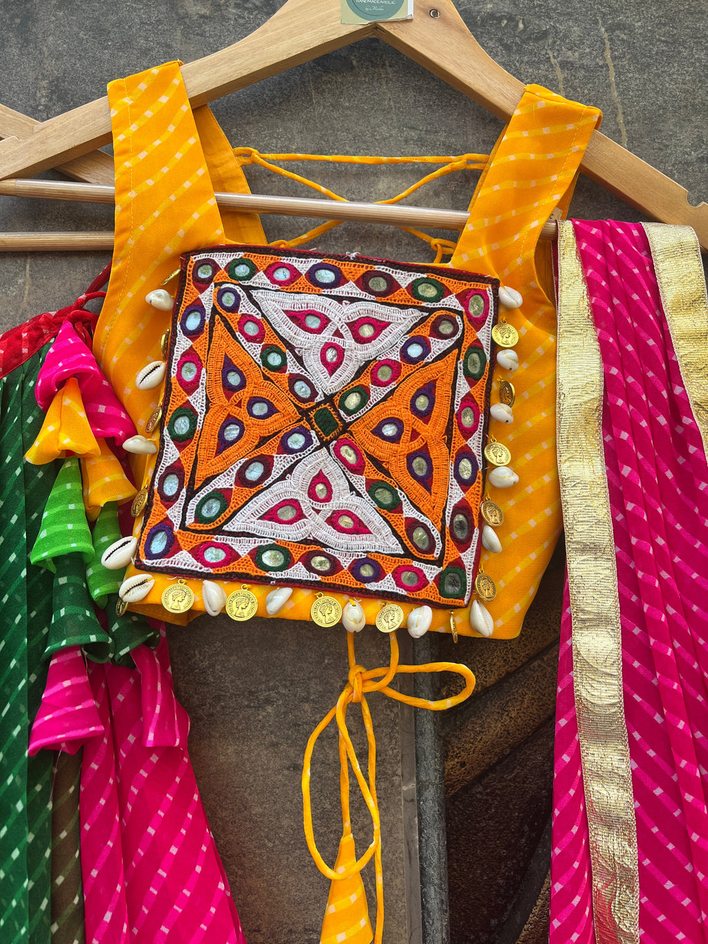 LAHERIYA KIDS CHOLI HANDMADEAHOLIC BY MISHKA