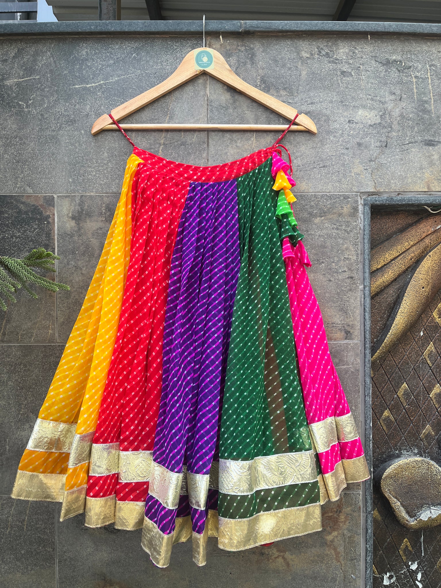 KIDS LAHERIYA SKIRT HANDMADEAHOLIC BY MISHKA