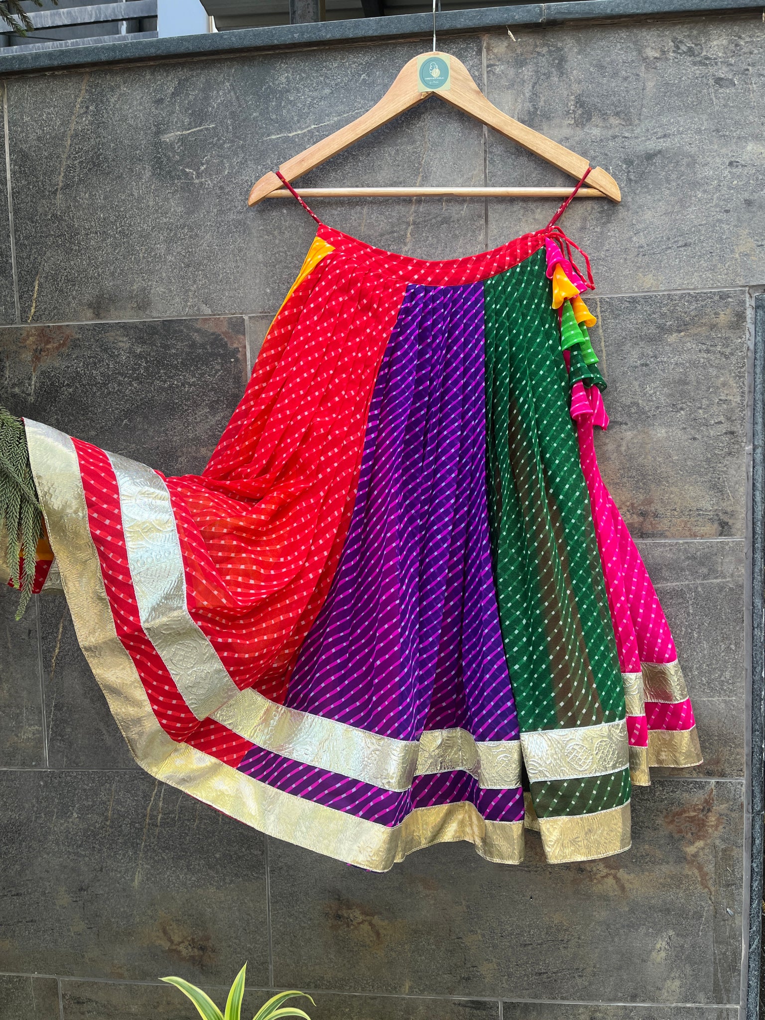 KIDS LAHERIYA SKIRT HANDMADEAHOLIC BY MISHKA