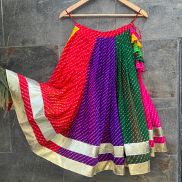 KIDS LAHERIYA SKIRT HANDMADEAHOLIC BY MISHKA