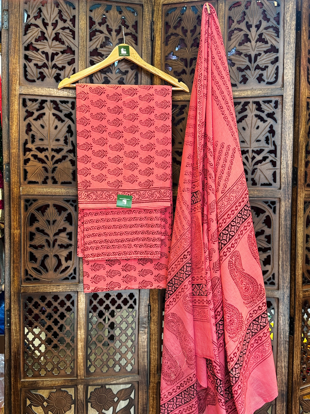 Bagh Handblock Cotton Suit