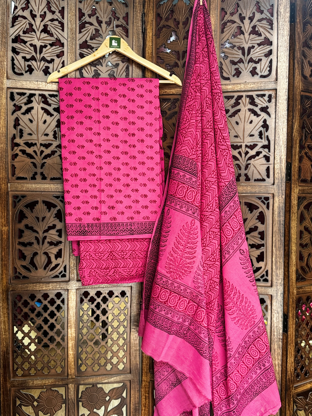 Bagh Handblock Cotton Suit