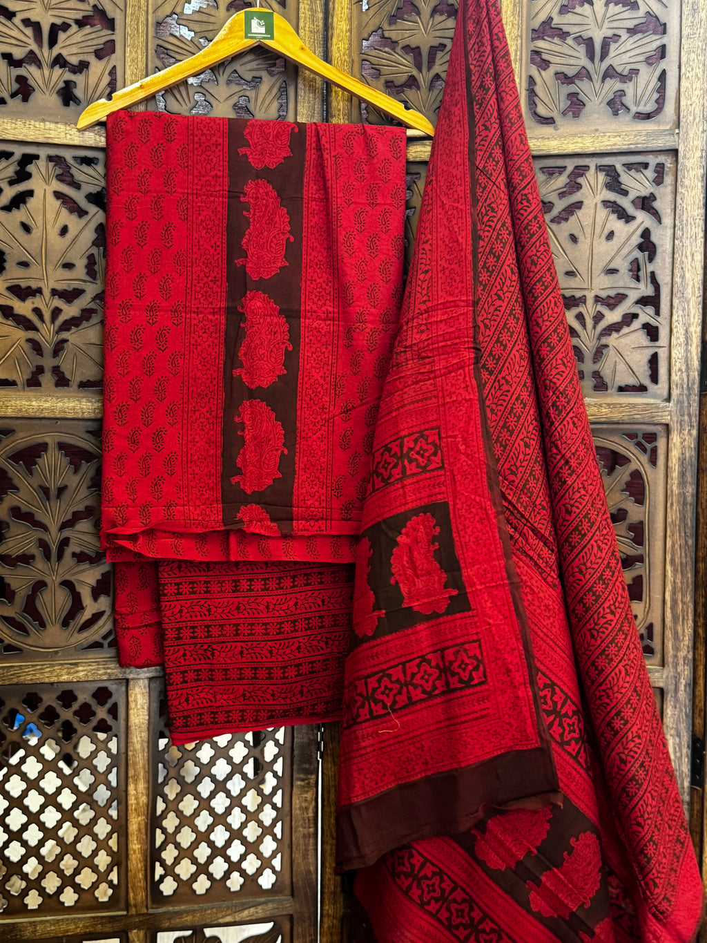 Bagh Handblock Cotton Suit