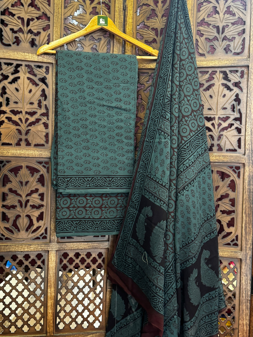 Bagh Handblock Cotton Suit