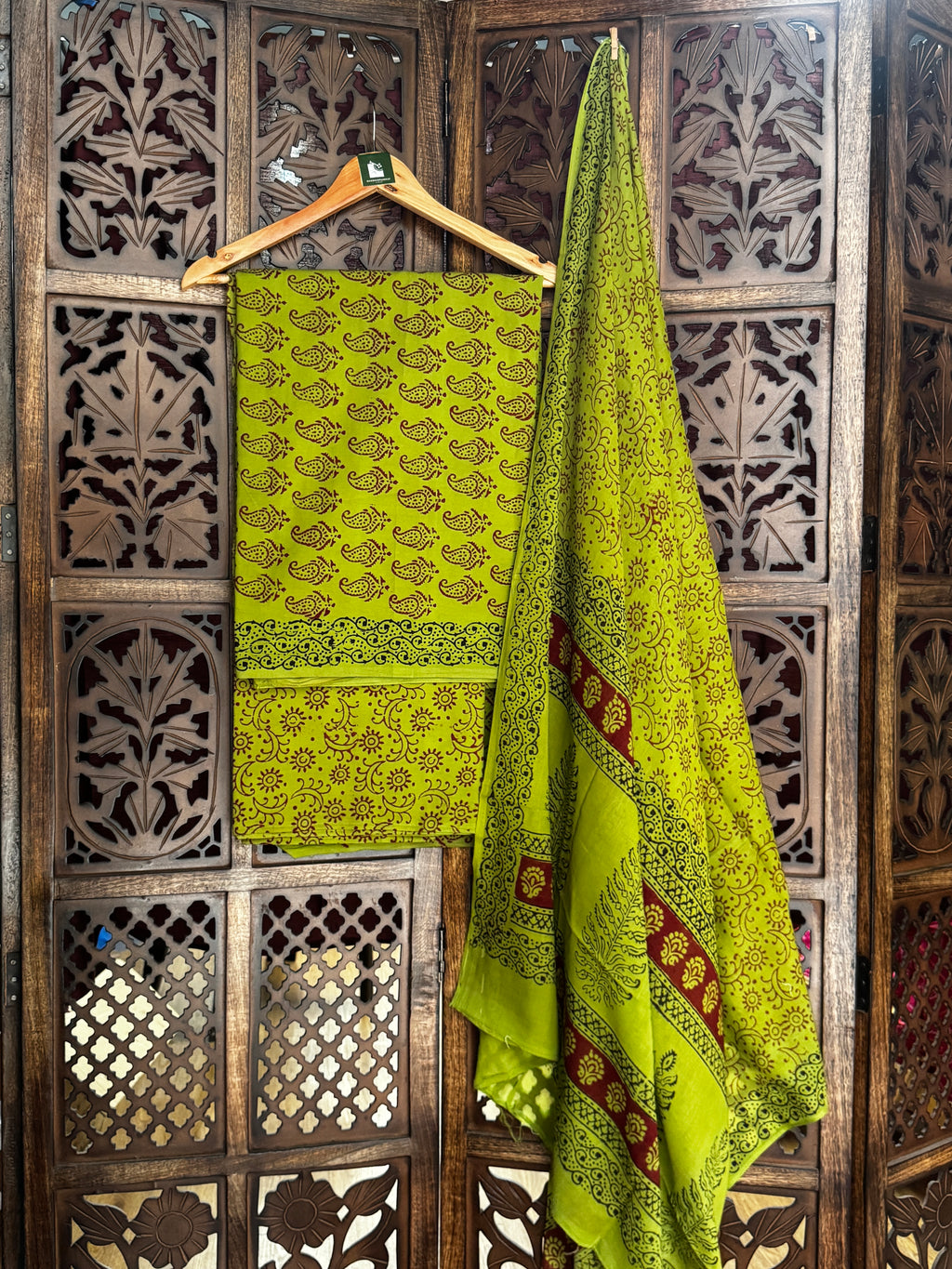 Bagh Handblock Cotton Suit