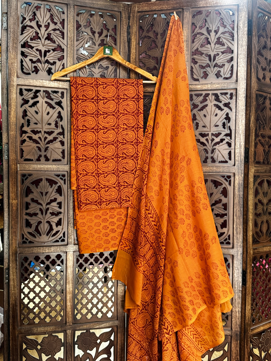 Bagh Handblock Cotton Suit