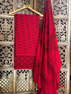 Bagh Handblock Cotton Suit