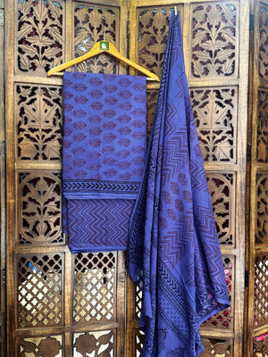 Bagh Handblock Cotton Suit
