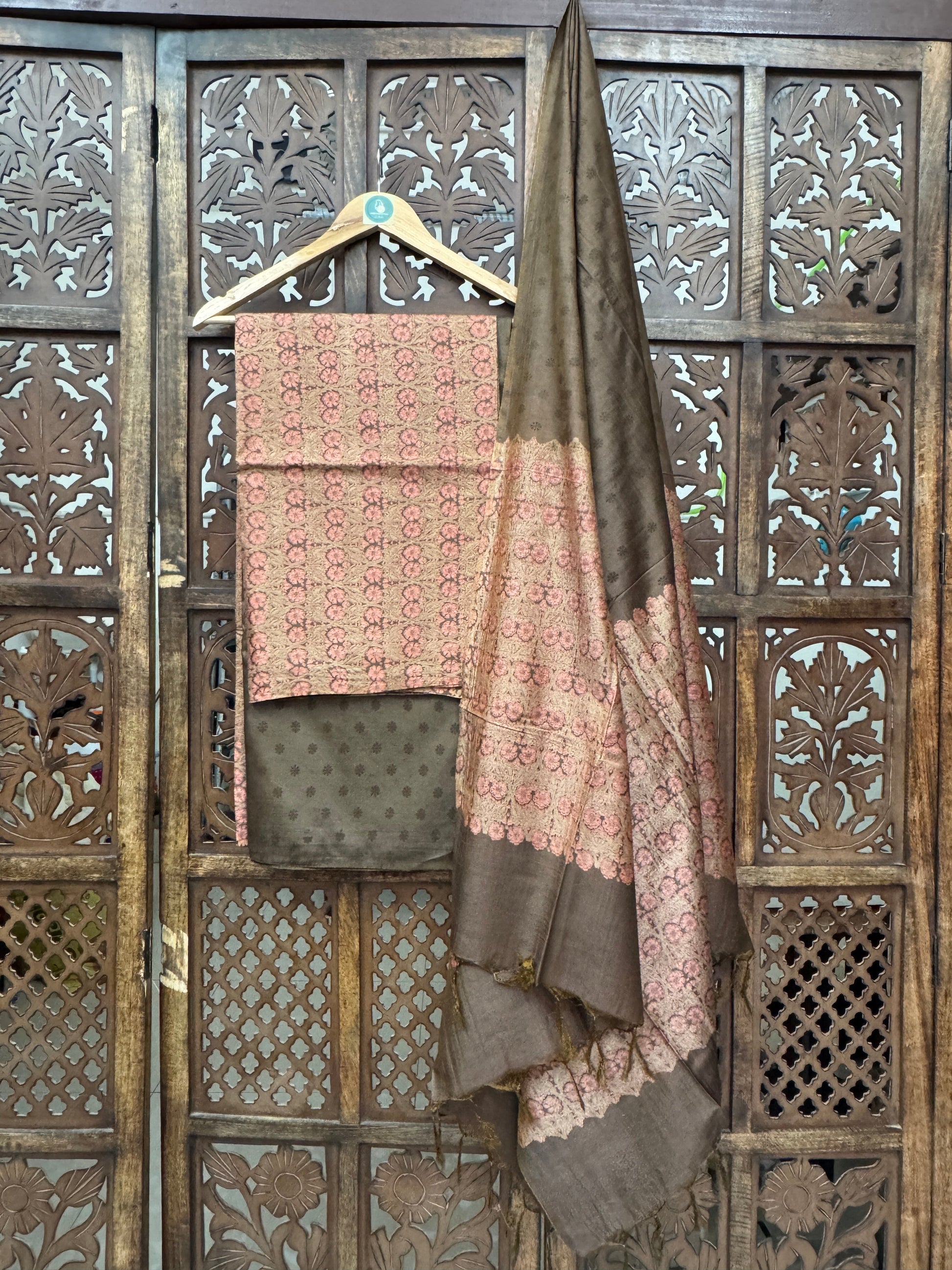 COBBLE HEAVY COTTON SILK SUIT HANDMADEAHOLIC BY MISHKA