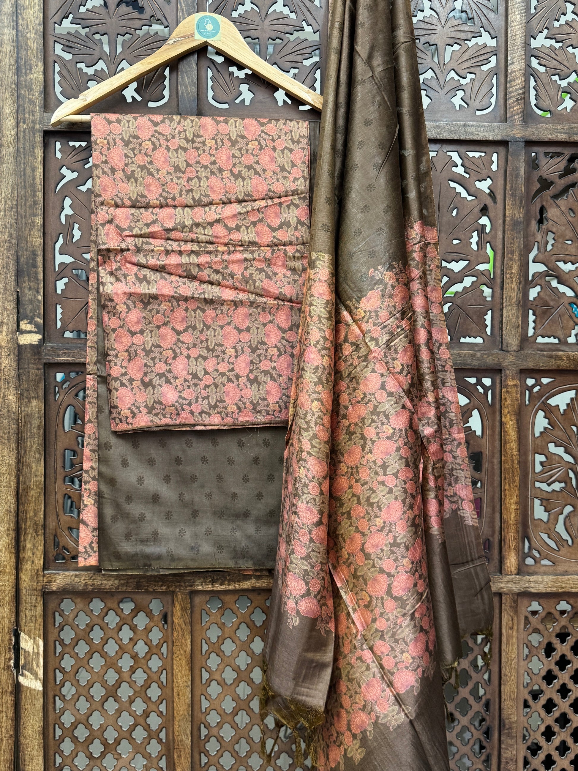 PESTAL ONION HEAVY COTTON SILK SUIT HANDMADEAHOLIC BY MISHKA