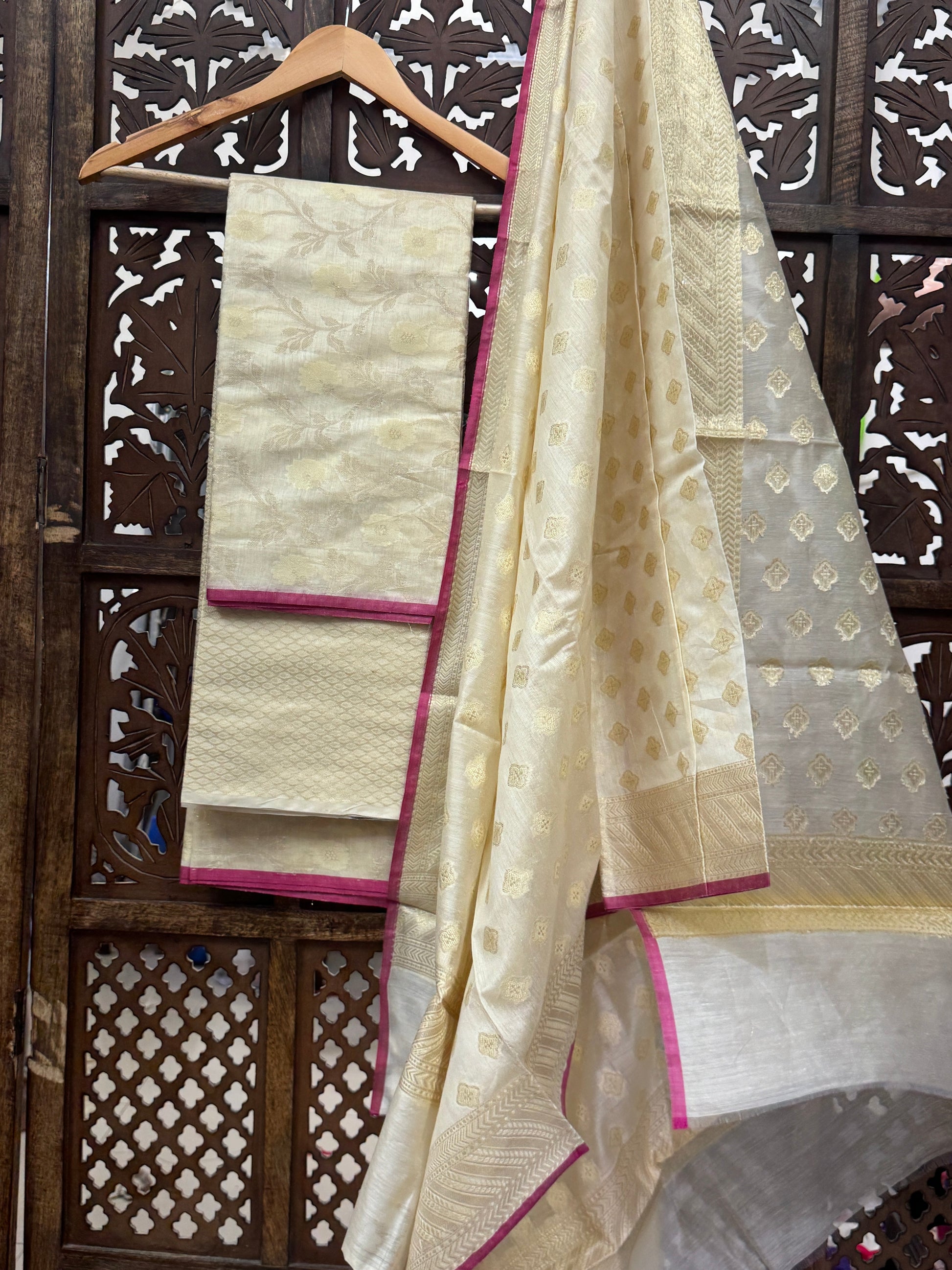 SKIN  MUNGA COTTON SILK SUIT HANDMADEAHOLIC BY MISHKA