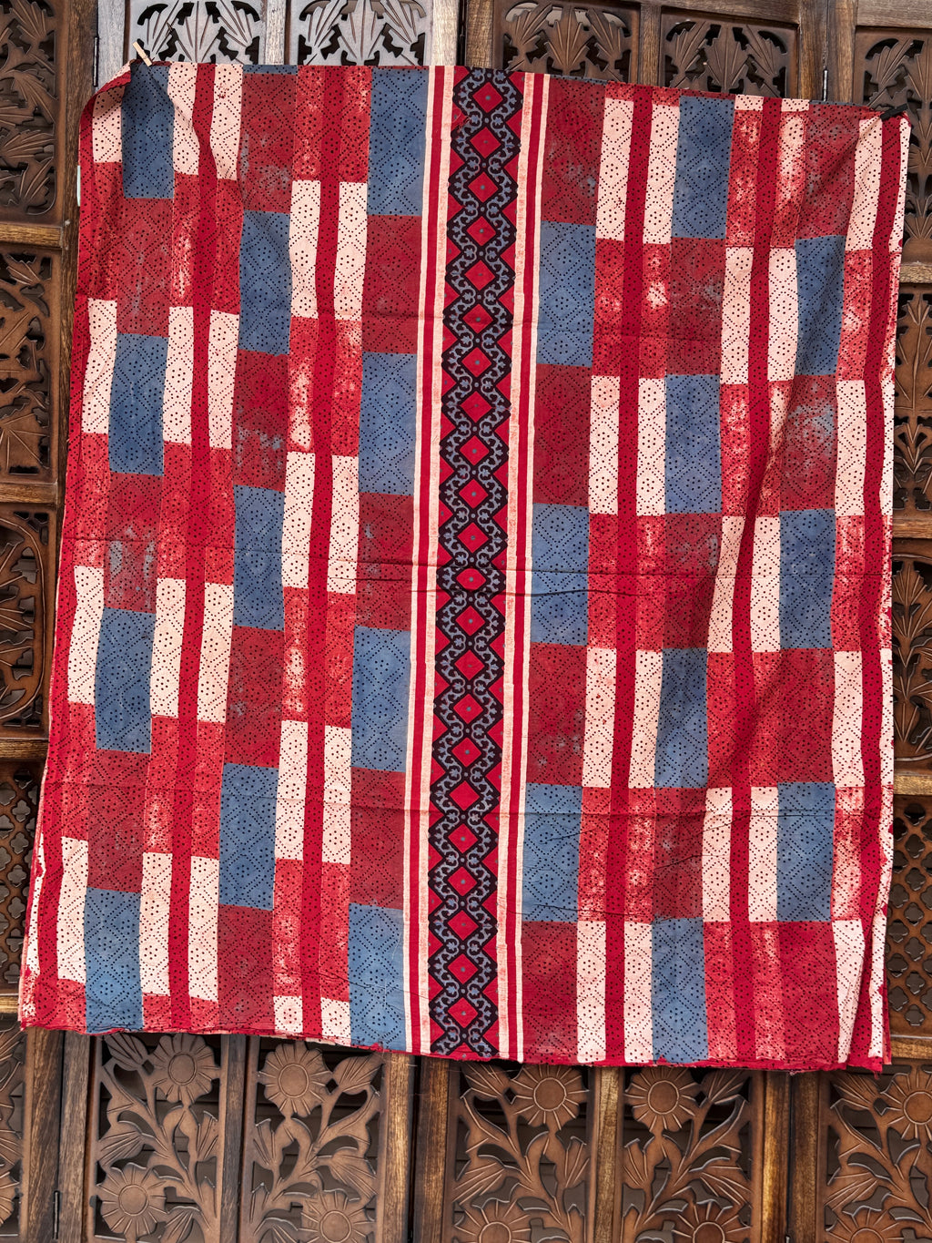 Handblocked Ajrakh Taj Cotton Full Sets