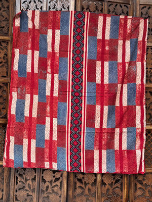 Handblocked Ajrakh Taj Cotton Full Sets