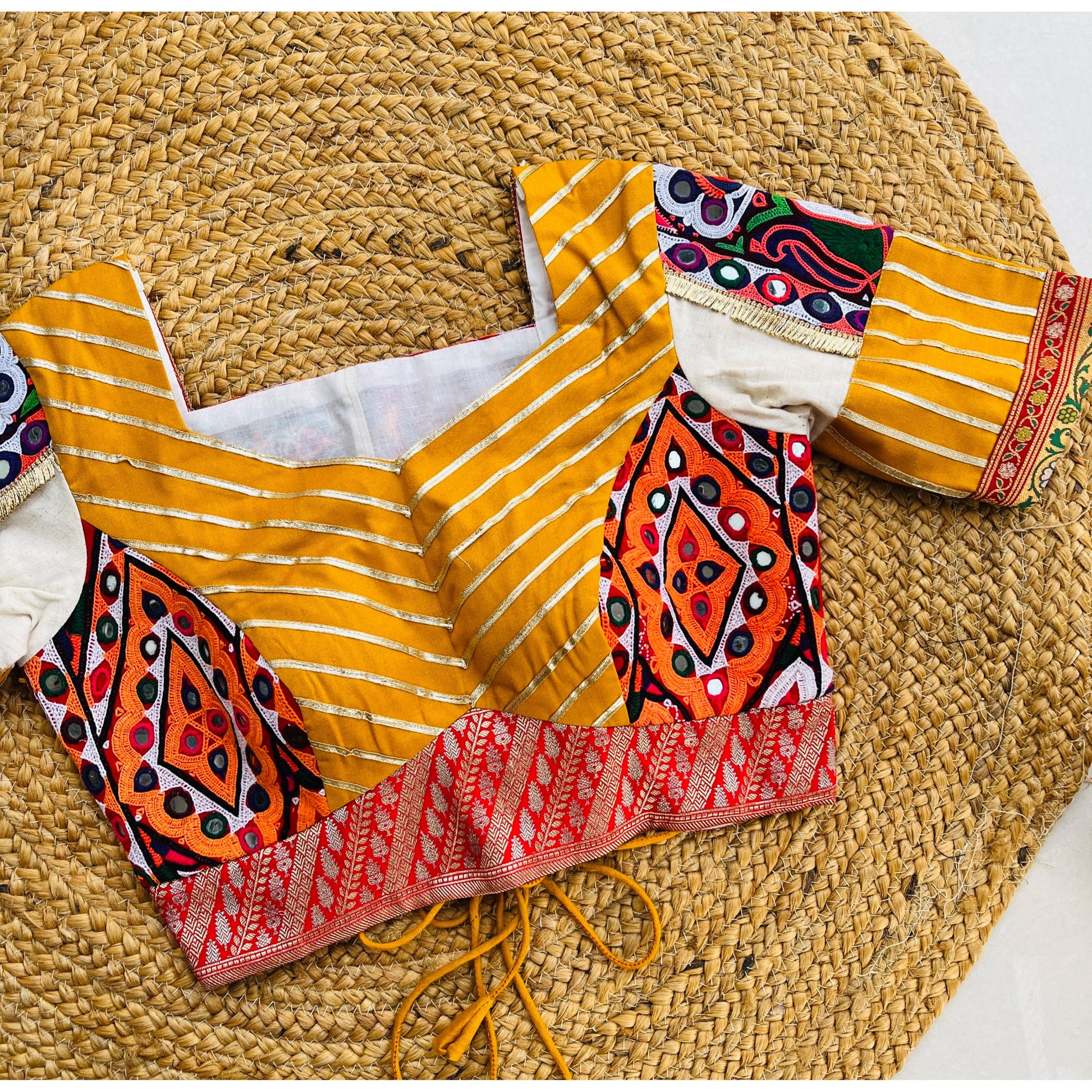 MUSTRAD BANJARA BLOUSE HANDMADEAHOLIC BY MISHKA