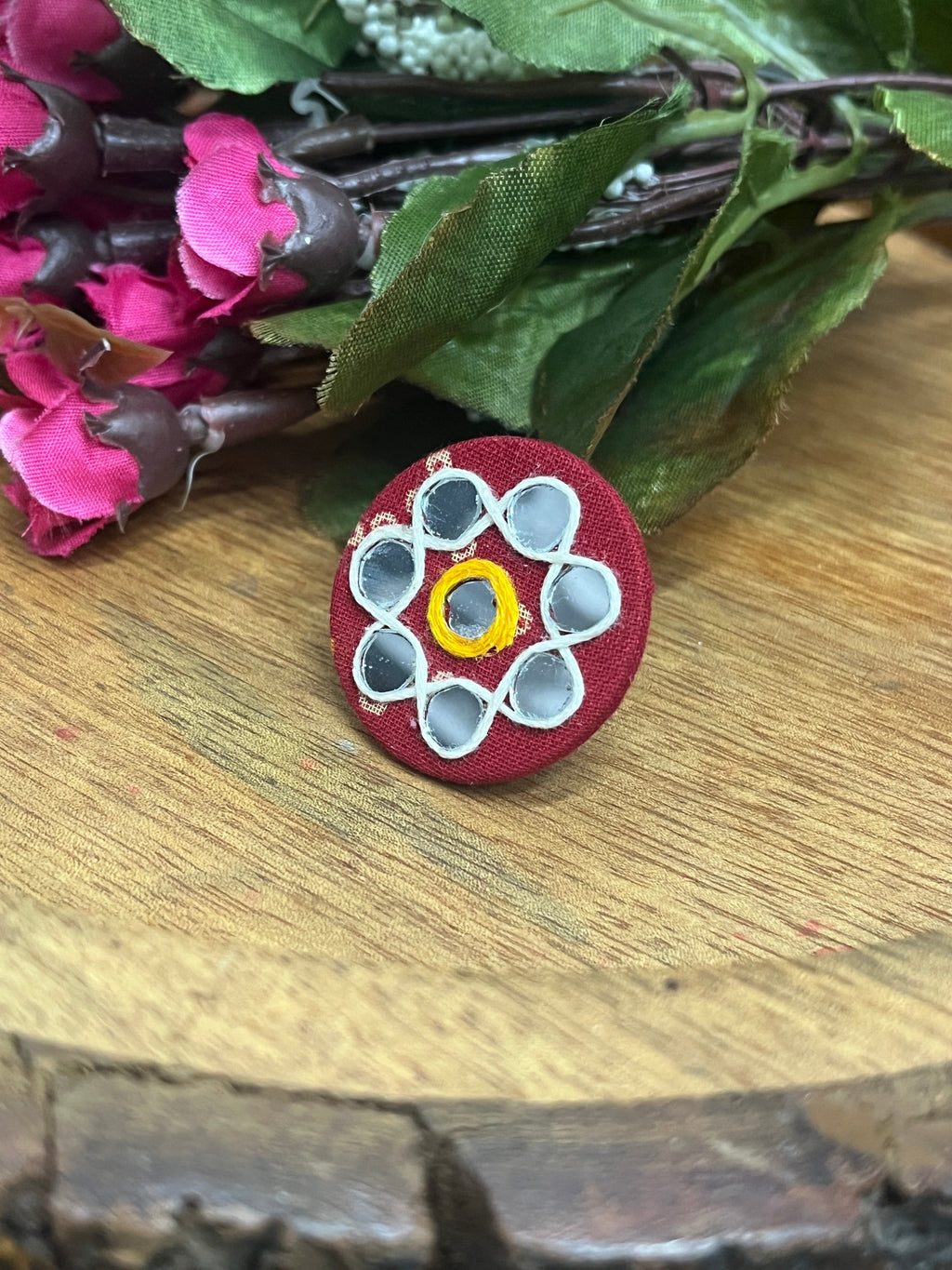 BANDHANI RED RING HANDMADEAHOLIC BY MISHKA