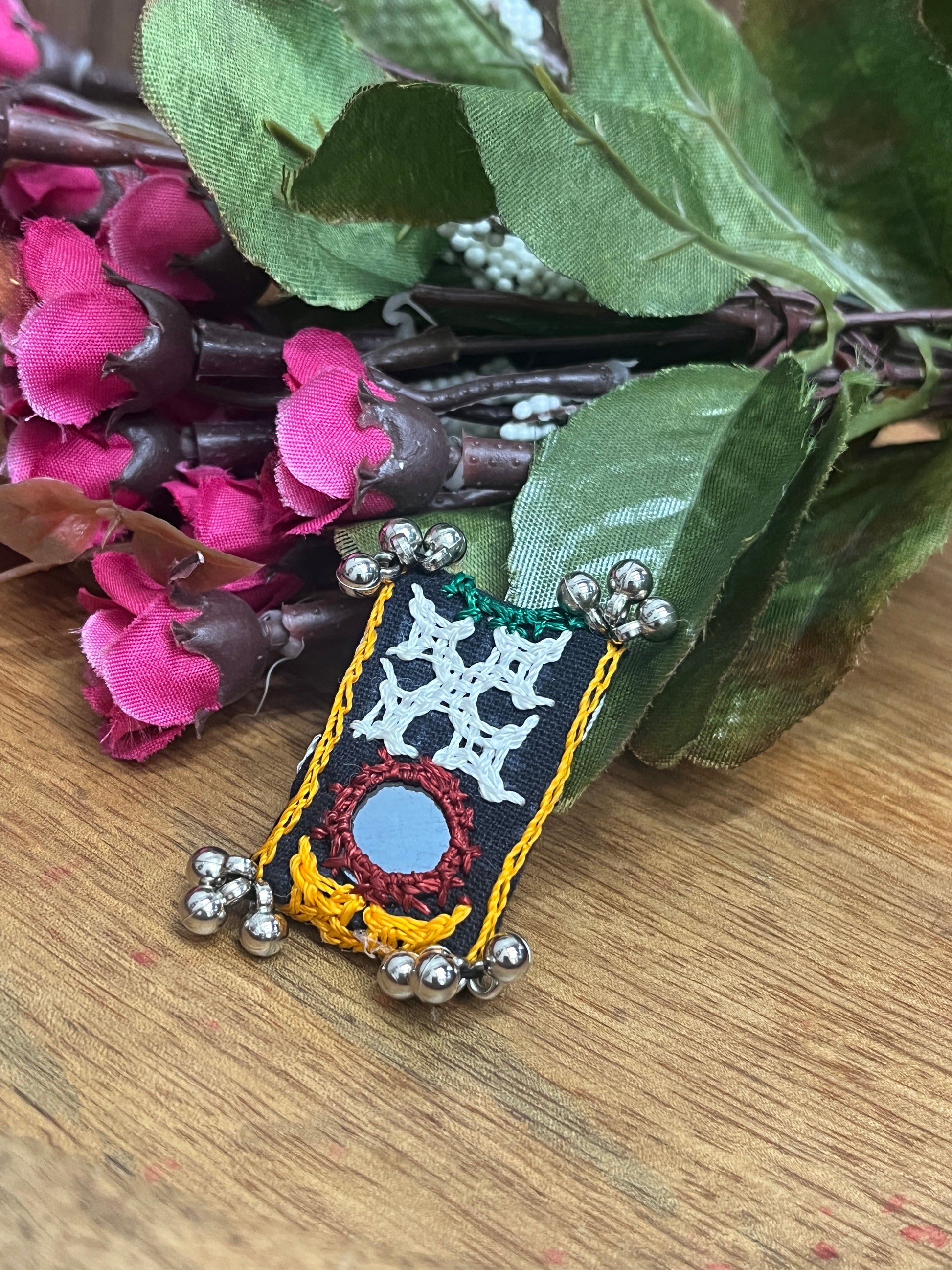 BOHO BLACK RECTANGLE RING HANDMADEAHOLIC BY MISHKA
