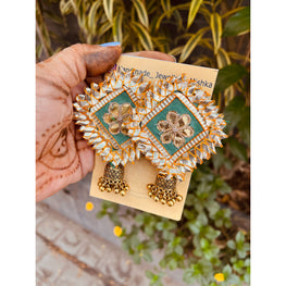 GOTA GREEN SQUARE JUMKHA HANDMADEAHOLIC BY MISHKA