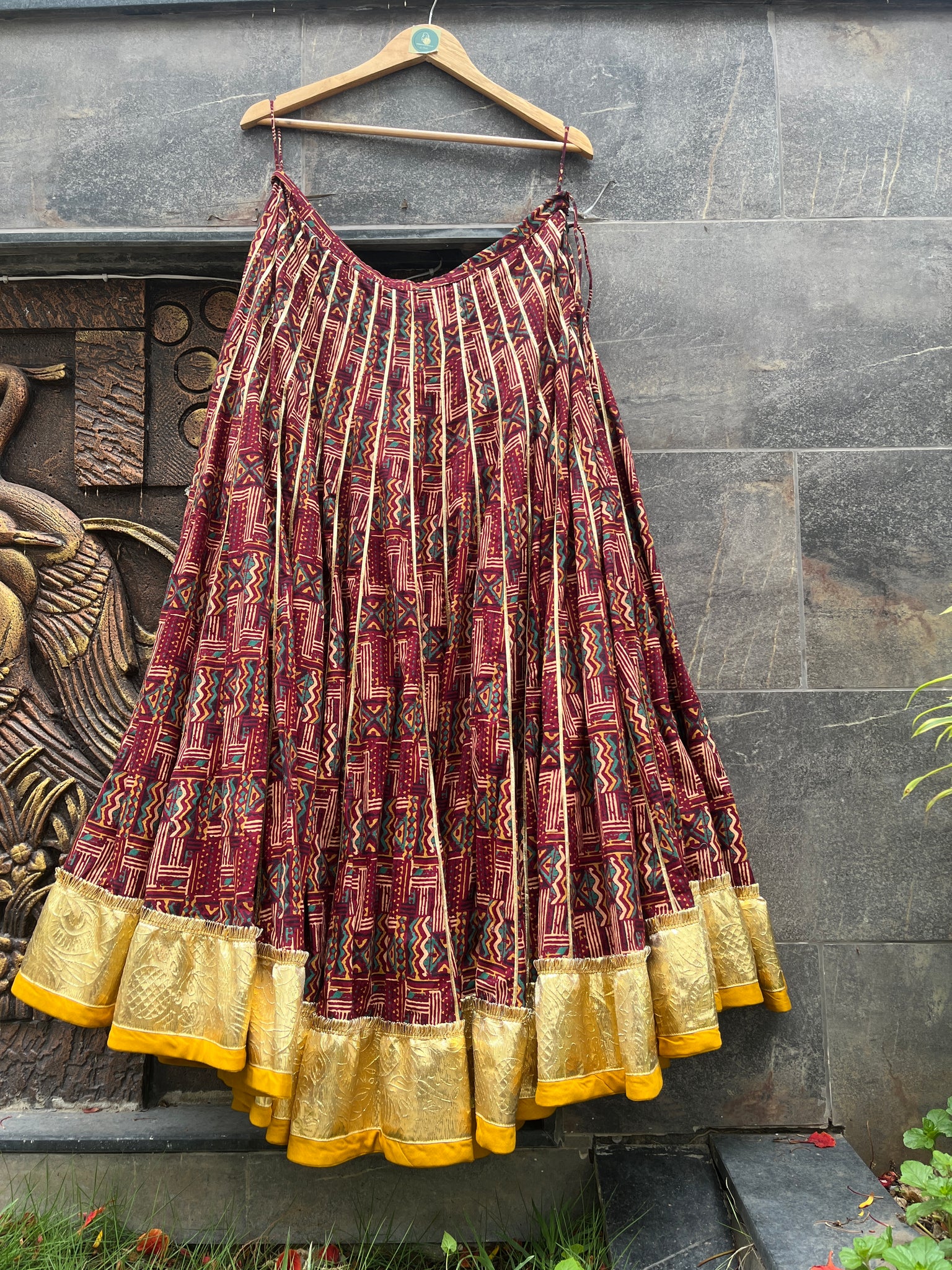 BROWN KALI SKIRT HANDMADEAHOLIC BY MISHKA