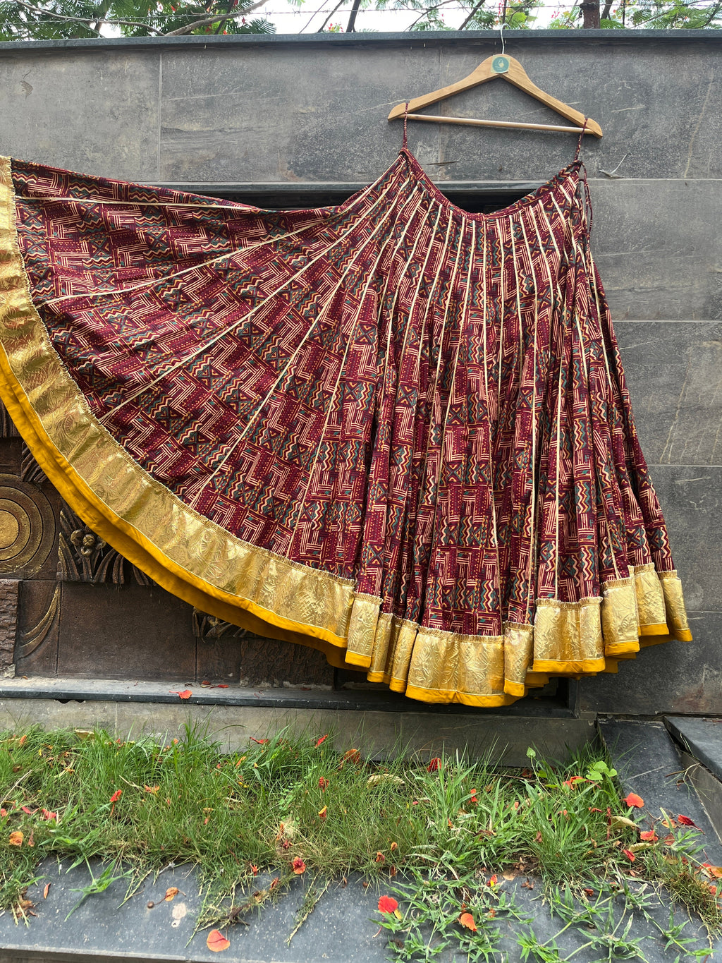 BROWN KALI SKIRT HANDMADEAHOLIC BY MISHKA