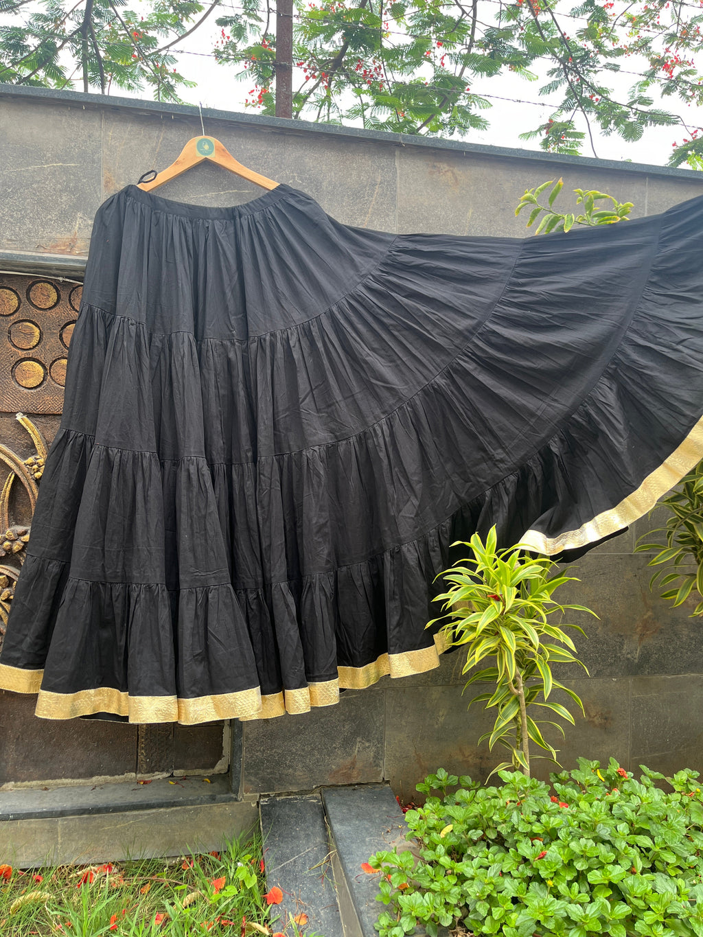 MAROON AND BLACK, GREEN BANDHANI CHANIYA CHOLI HANDMADEAHOLIC BY MISHKA