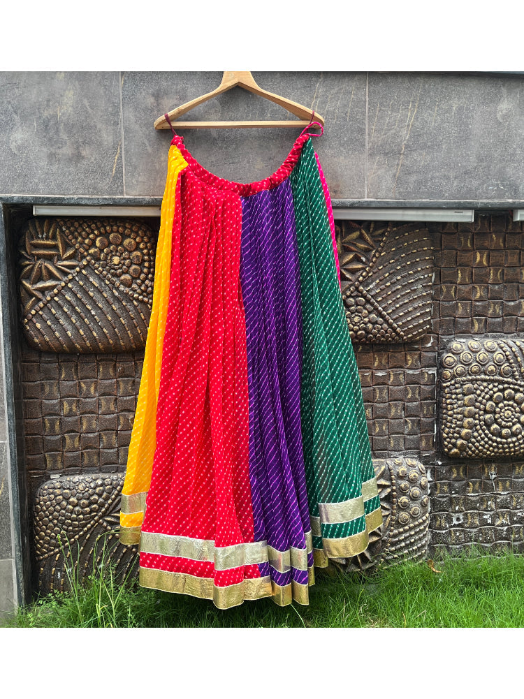 MULTI LAHERIYA SKIRT HANDMADEAHOLIC BY MISHKA