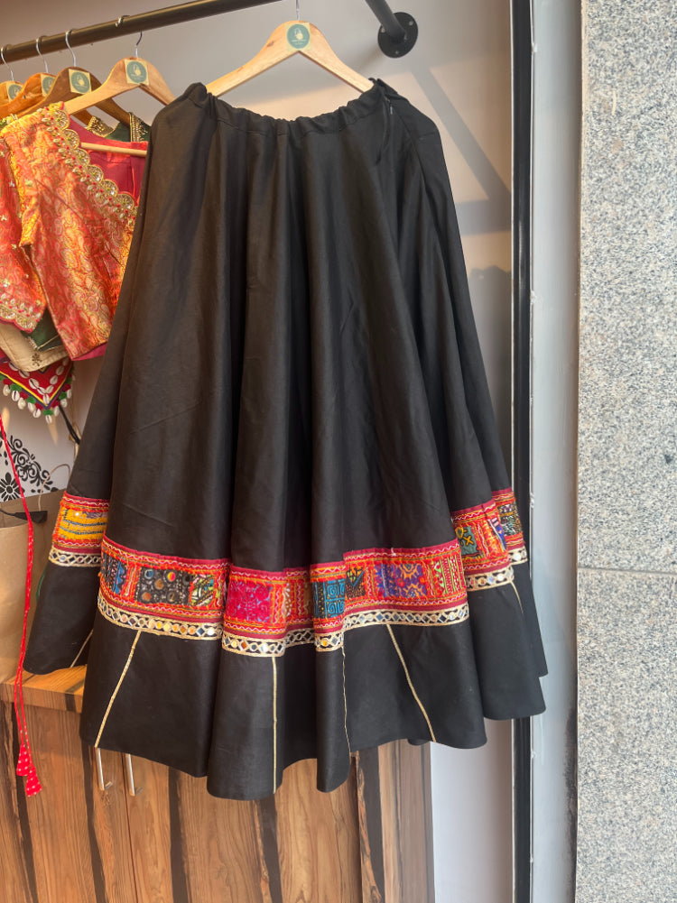 BLACK BANJARA SKIRT HANDMADEAHOLIC BY MISHKA