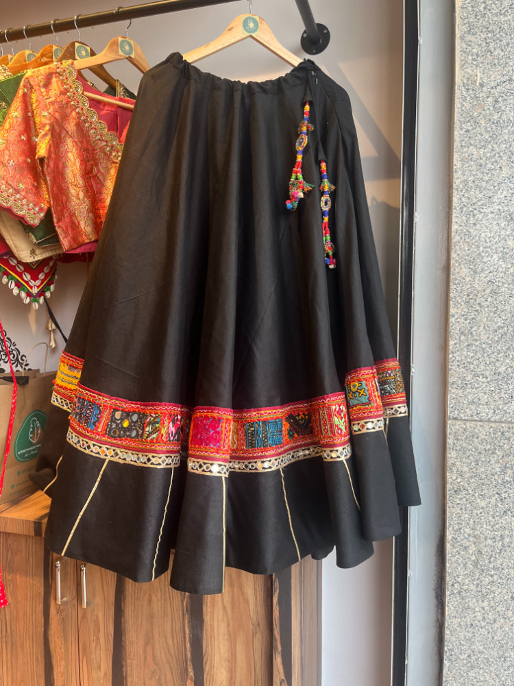 BLACK BANJARA SKIRT HANDMADEAHOLIC BY MISHKA