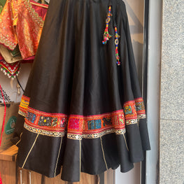 BLACK BANJARA SKIRT HANDMADEAHOLIC BY MISHKA