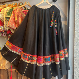 BLACK BANJARA SKIRT HANDMADEAHOLIC BY MISHKA