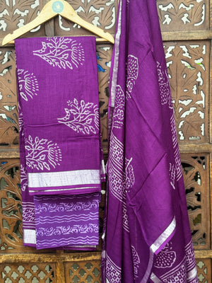 LINEN HANDBLOCK SUIT