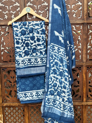 LINEN HANDBLOCK SUIT