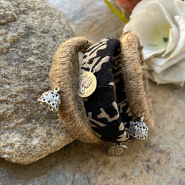 KATHI BLACK BANGLE HANDMADEAHOLIC BY MISHKA