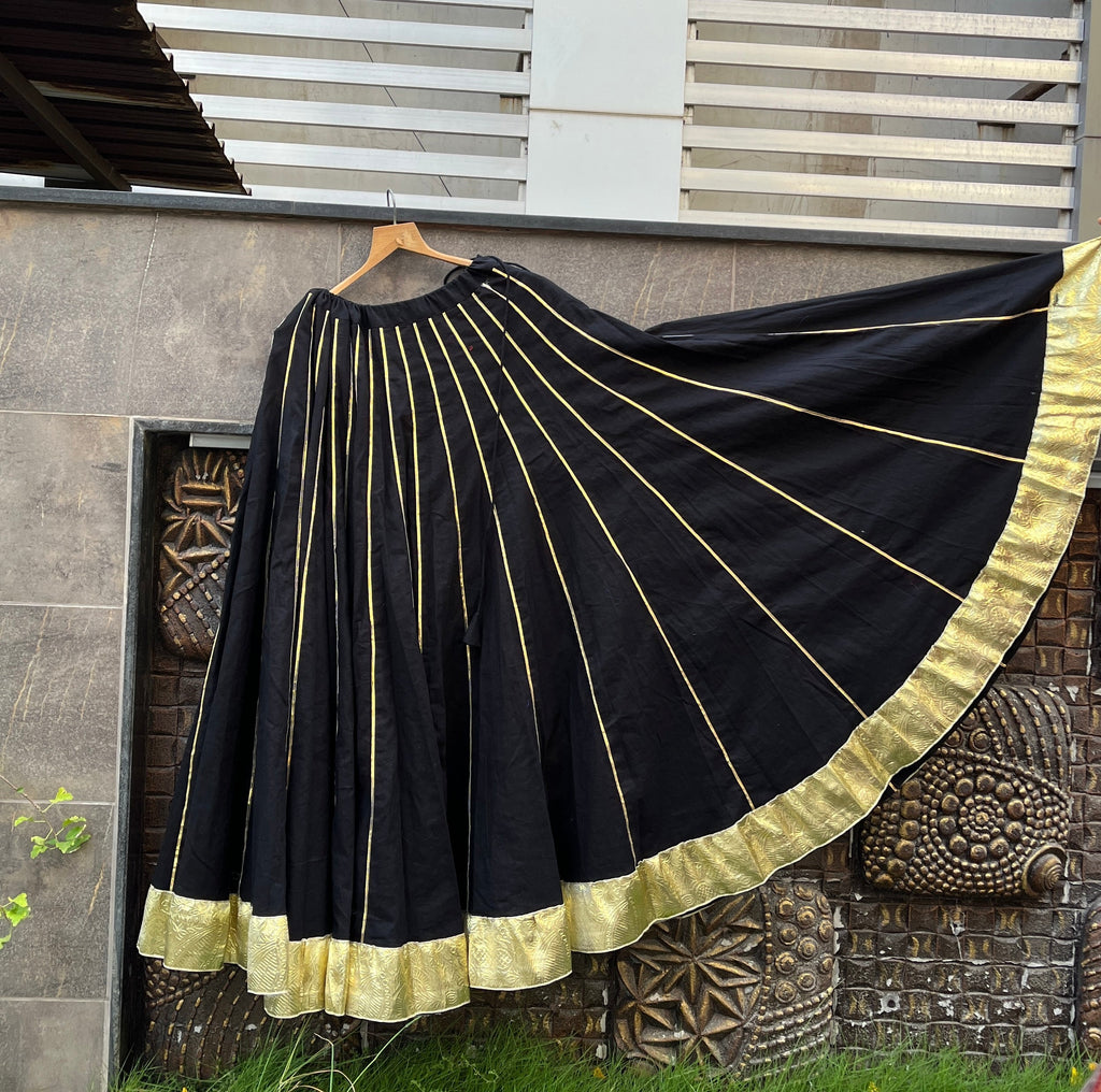 BLACK AND BLACK CHANIYA CHOLI HANDMADEAHOLIC BY MISHKA