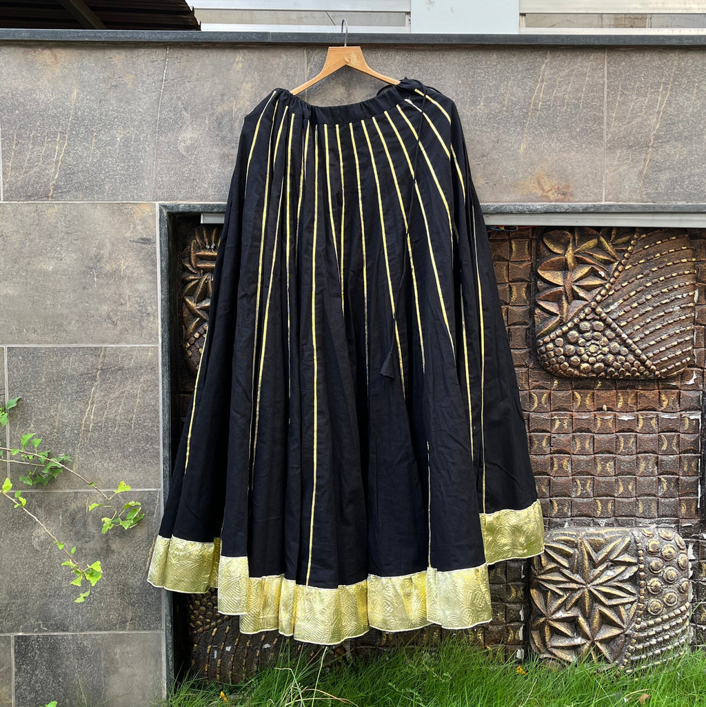 BLACK AND BLACK CHANIYA CHOLI HANDMADEAHOLIC BY MISHKA