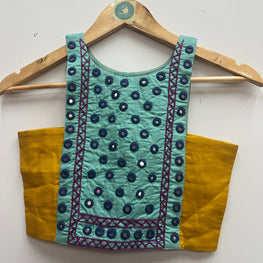 TORTOIES AND MUSTARD KIDS BLOUSE HANDMADEAHOLIC BY MISHKA