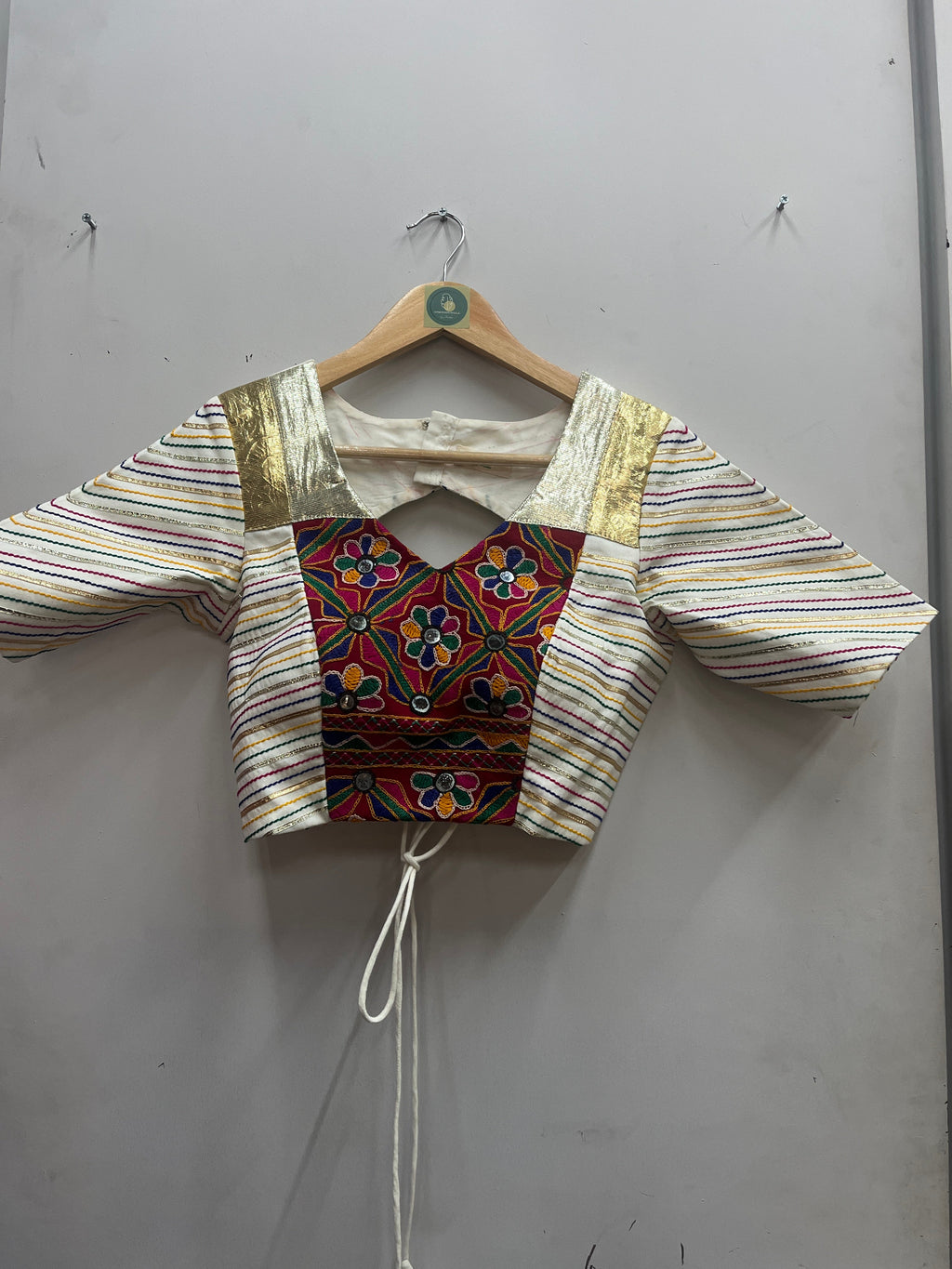 MULTI THREAD BANJARA BLOUSE HANDMADEAHOLIC BY MISHKA
