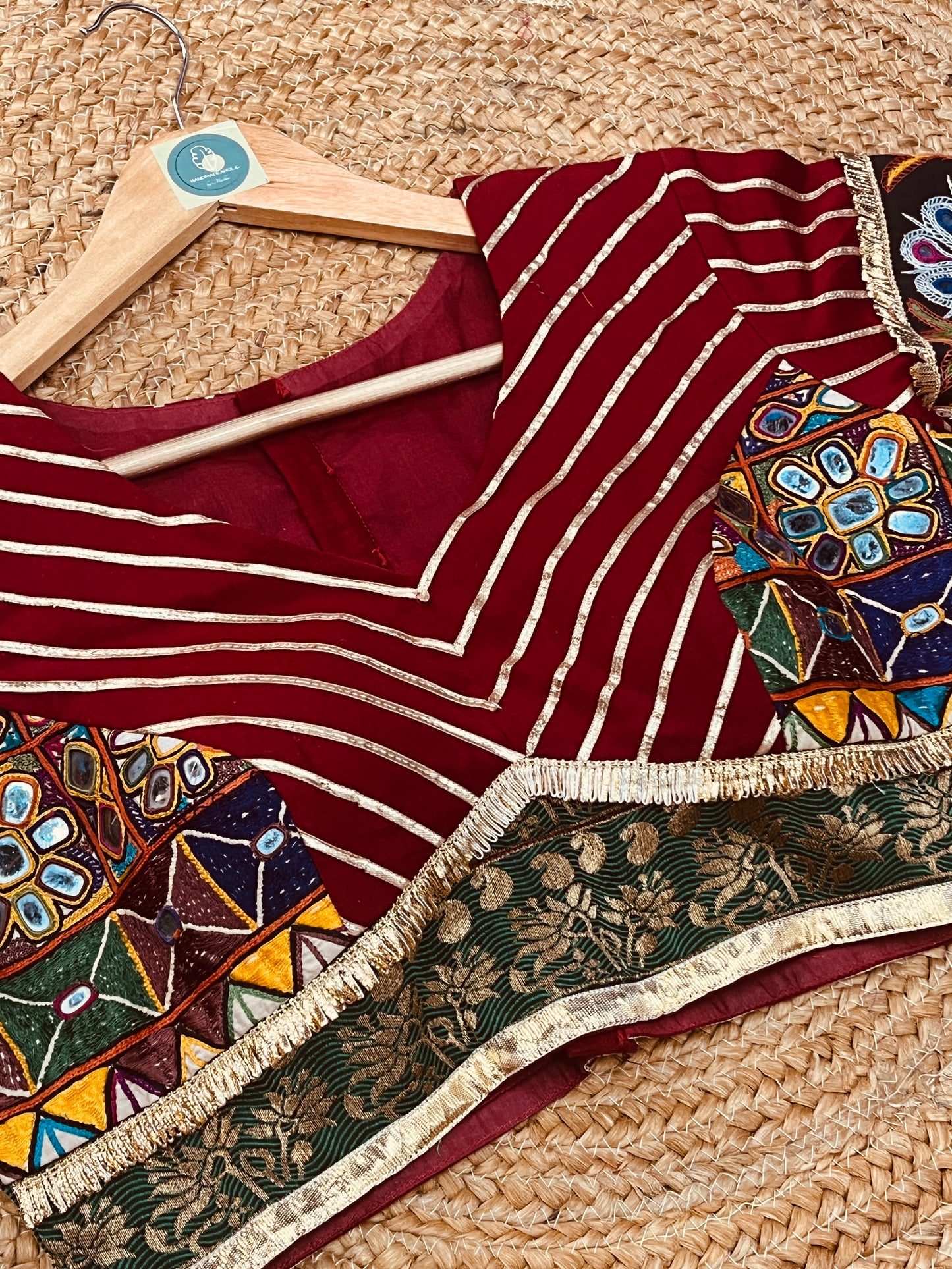 HIRAVANTI BANJARA BLOUSE HANDMADEAHOLIC BY MISHKA
