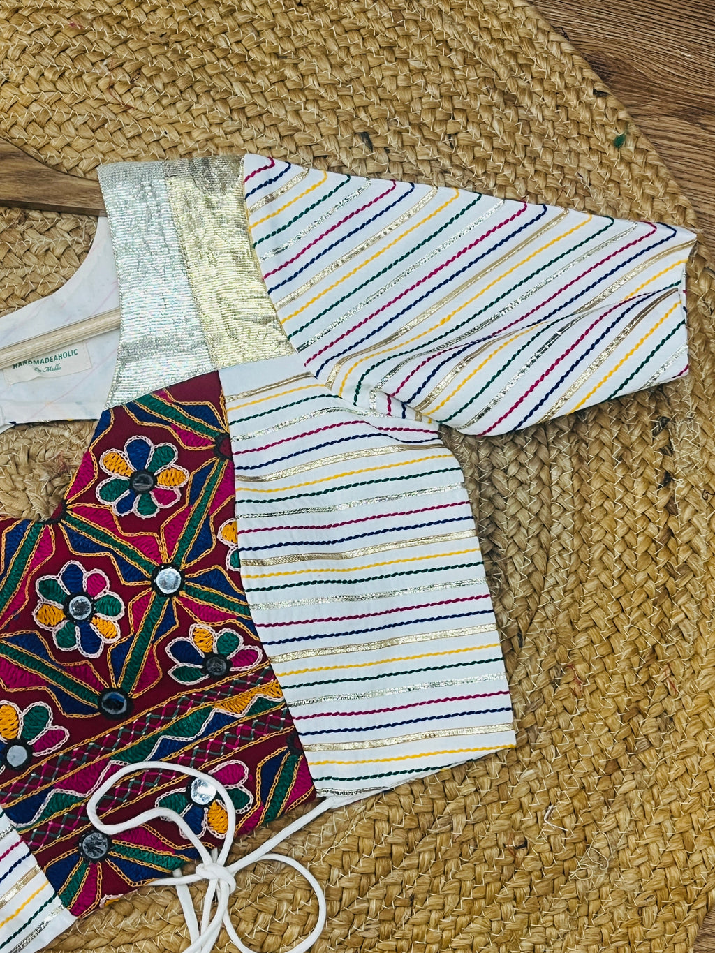 MULTI THREAD BANJARA BLOUSE HANDMADEAHOLIC BY MISHKA