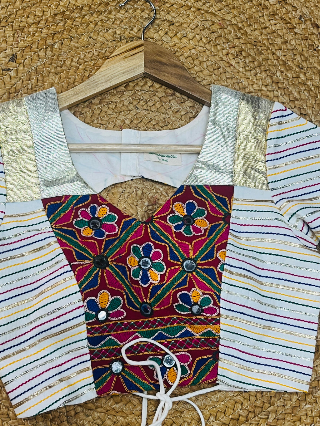 MULTI THREAD BANJARA BLOUSE HANDMADEAHOLIC BY MISHKA