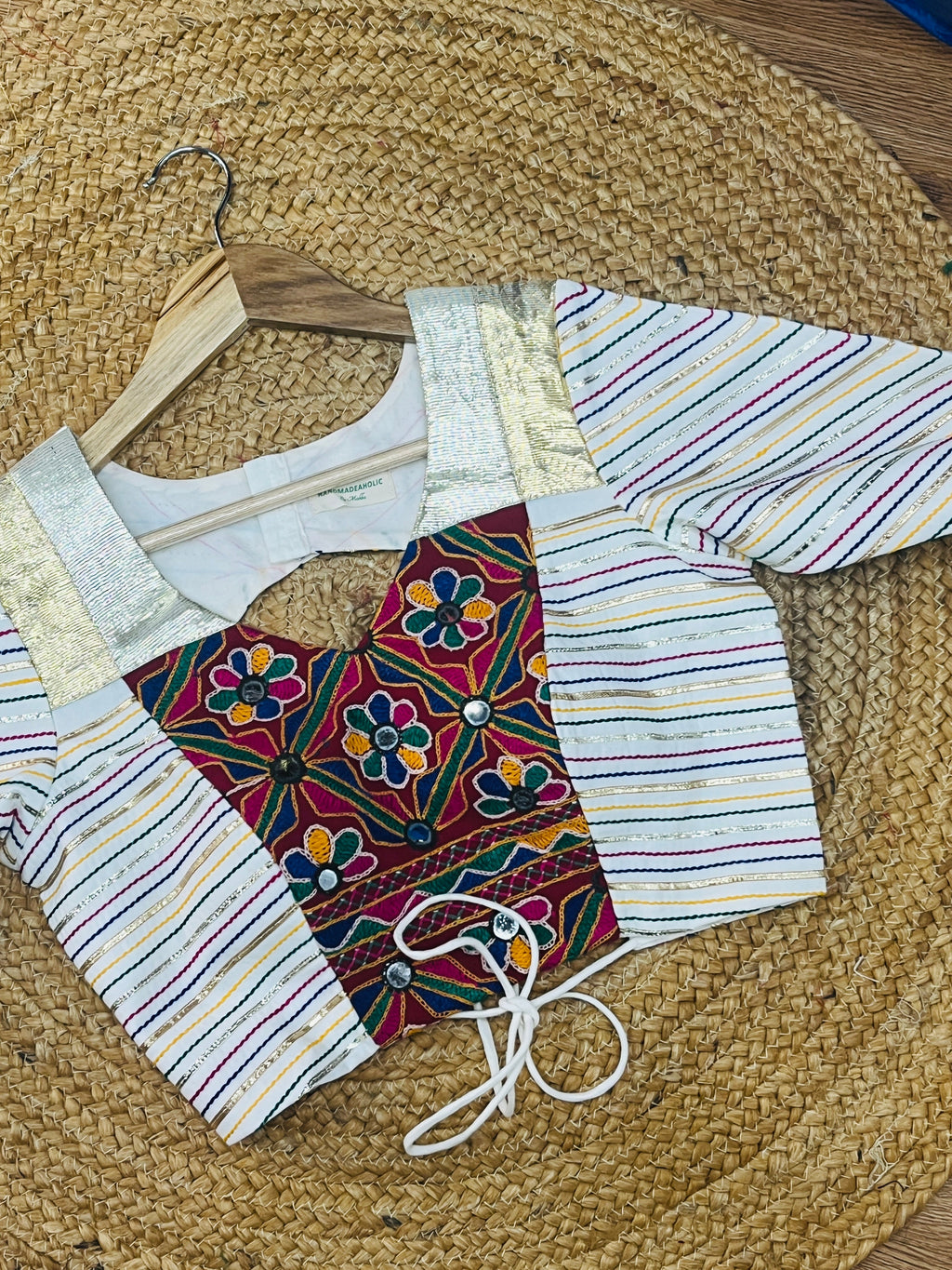 MULTI THREAD BANJARA BLOUSE HANDMADEAHOLIC BY MISHKA