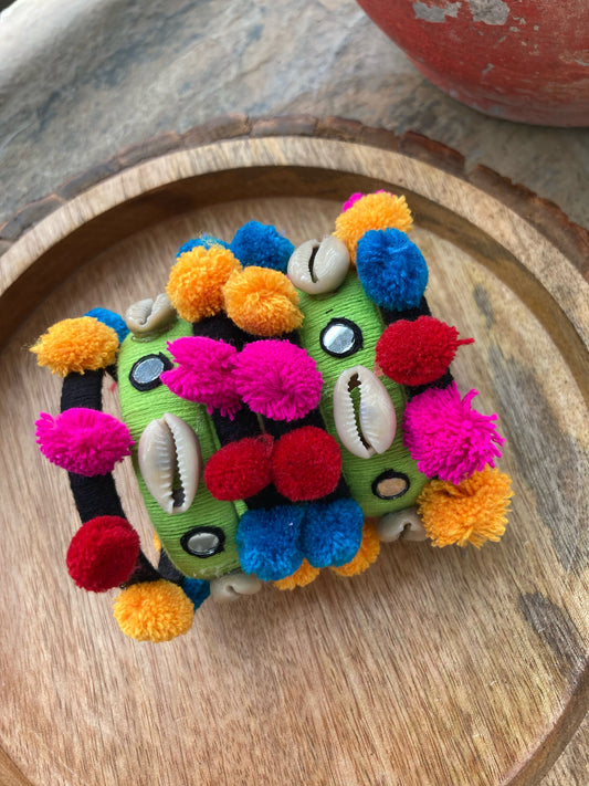 POM POM BANGLE HANDMADEAHOLIC BY MISHKA