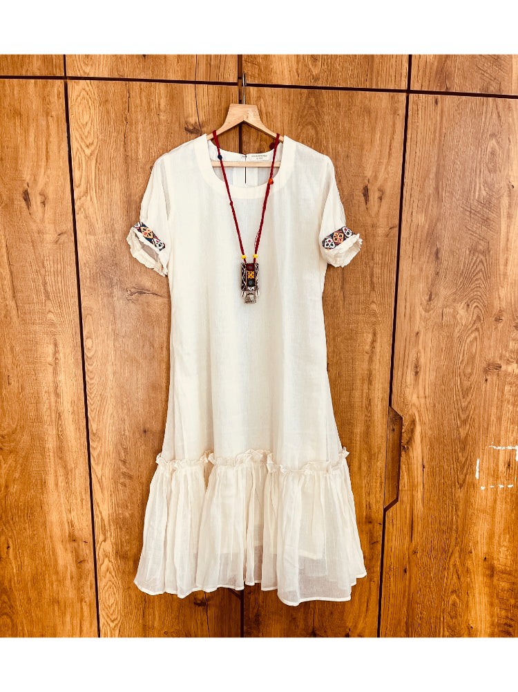 BOHO A-LINE FRILL DRESS HANDMADEAHOLIC BY MISHKA